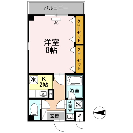 セジュールのぞみ野の間取り