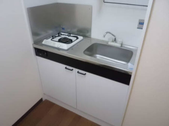 セジュールのぞみ野のキッチン|コンパクトなキッチンで掃除もラクラク