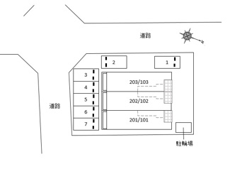 【駐車場】