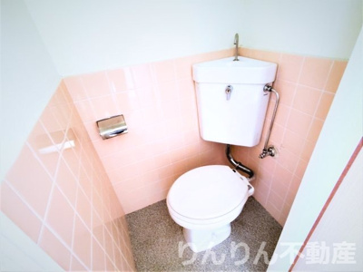 【トイレ】 | 山城リバーハイツ | 清潔感のあるトイレです