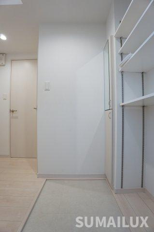熊本市中央区琴平２丁目のアパートの玄関