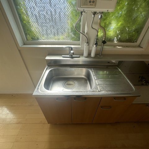 母恋北町アパートの洗面所