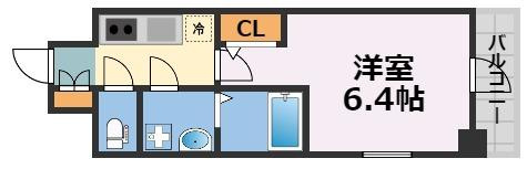 エスリード阿波座プライムコートの間取り