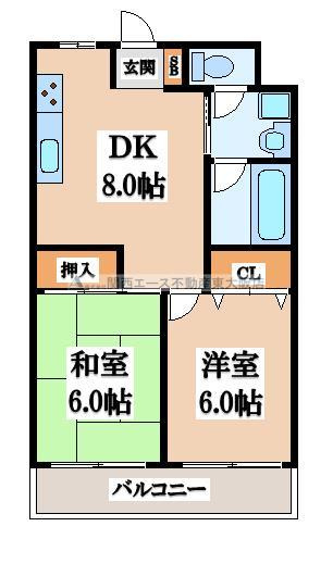 【間取り】 | サイレントコーポ