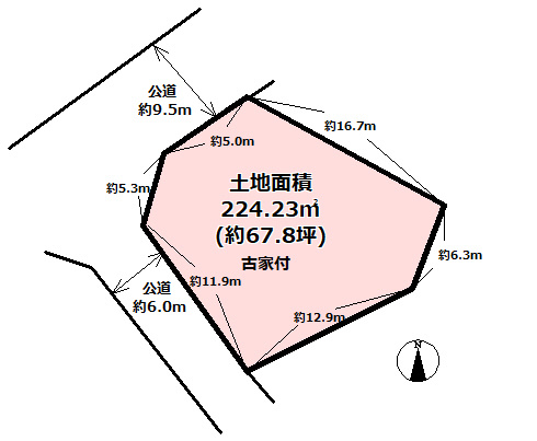 三田市弥生が丘３丁目　土地