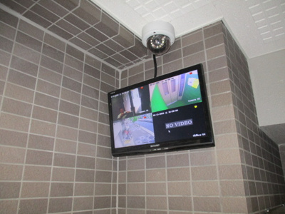 【その他共用部分】 | ノイエ新大阪Ａ | 防犯モニターです