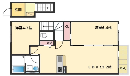 CASA dearの間取り
