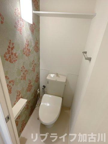 CASA dearのトイレ|同物件201号室参照