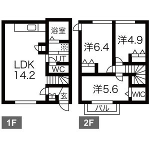 【間取り】 | アリエッタA棟