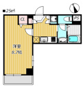 【間取り】 | 南向きの2面採光のお部屋です