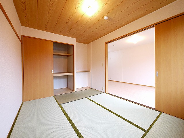 サンクコール朝和　B棟の和室|和室があると、家にあたたかい雰囲気が生まれます