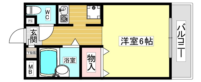 【間取り】 | ダイドーメゾン西宮北口ⅩⅢ
