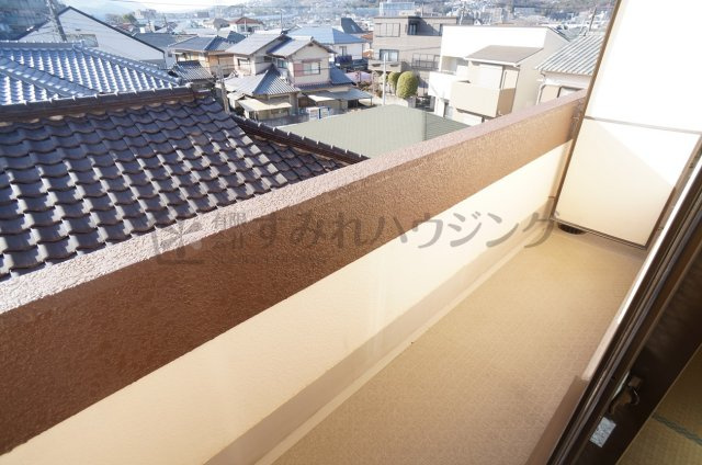 ライフイン宝塚Ⅱのバルコニー