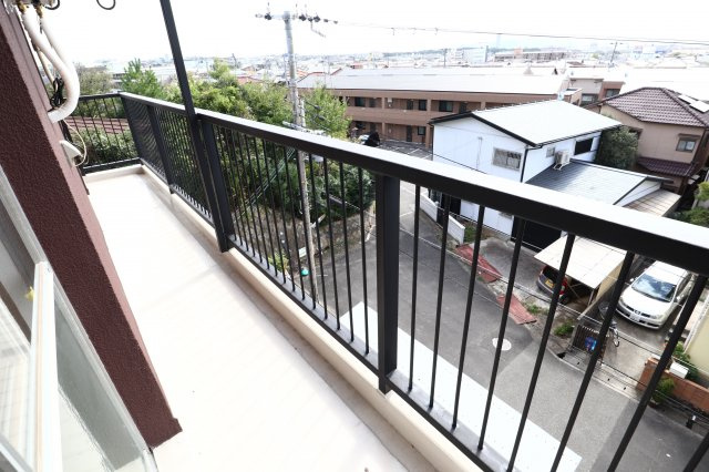 高津橋農住団地A棟のバルコニー|高津橋農住団地