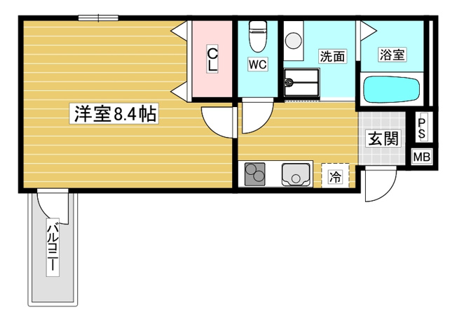 【間取り】 | フジパレス西宮北口Ⅵ番館