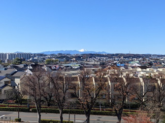 【展望】 | バルコニーからの眺望。富士山が望めます。（天候により）