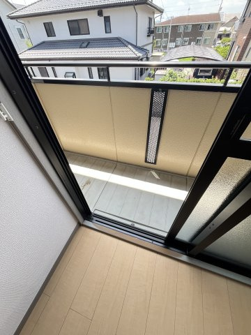 パストラル米原Ｂ棟のバルコニー