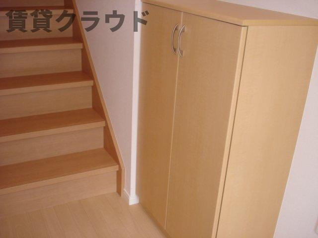 ハピネスの玄関|ゆったりとした玄関です
