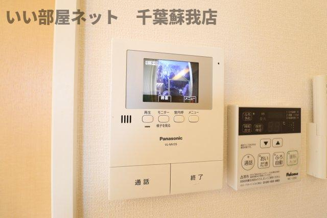 ハピネスのセキュリティ|TVモニターホン付きでセキュリティ面も安心！