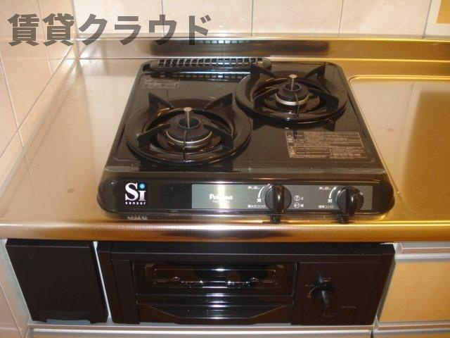 ハピネスのキッチン|コンパクトなキッチンで掃除もラクラク