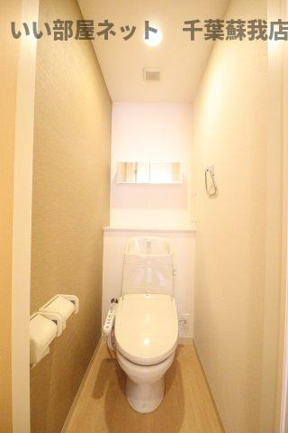 ハピネスのトイレ|ゆったりとした空間のトイレです