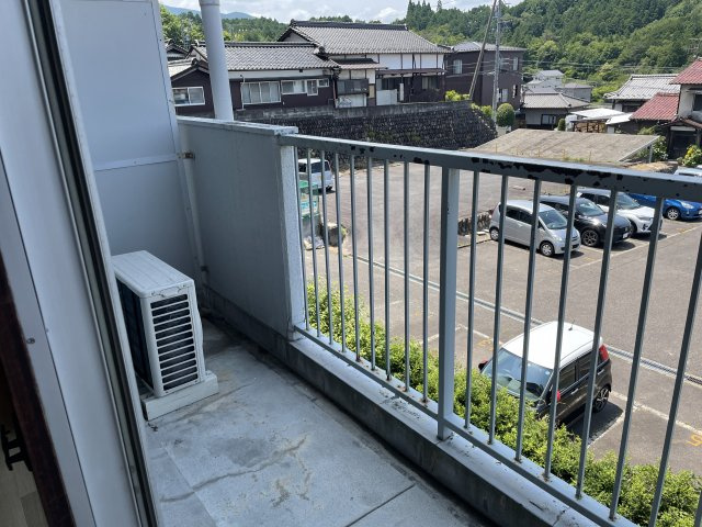 各務ハイツのバルコニー