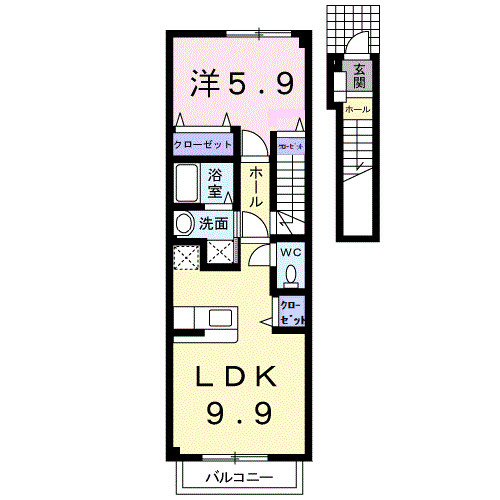 ビサイド．ｓｔの間取り