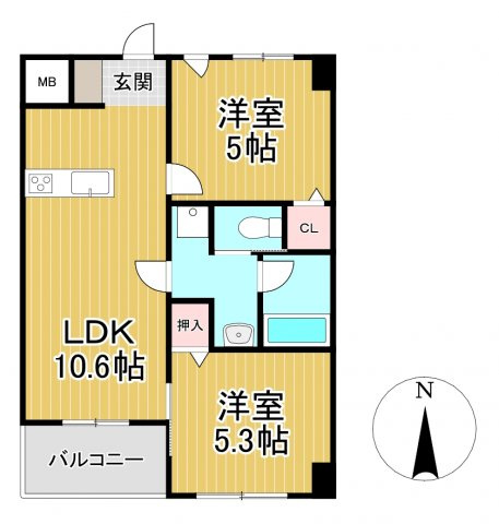 ケープラスの間取り