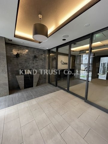 プレサンス梅田Ⅱのロビー|落ち着いたロビーです