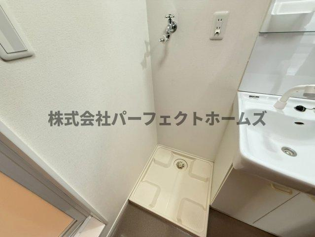 CASA FELIZの設備|洗濯機置場です