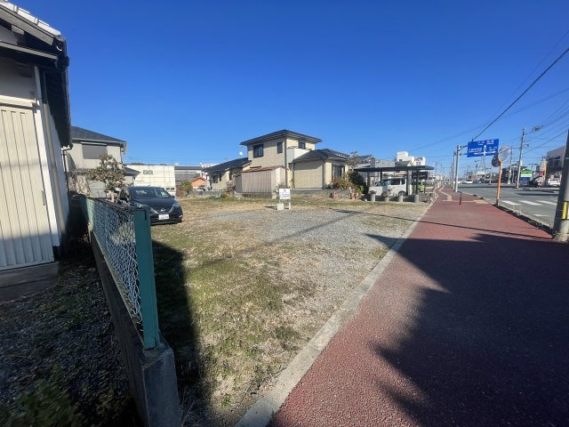 城島町城島土地の前面道路含む現地写真