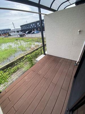 【バルコニー】 | グリーンリーフ7番館 | 広々としたバルコニーです