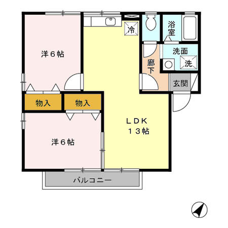 サンビレッジの間取り