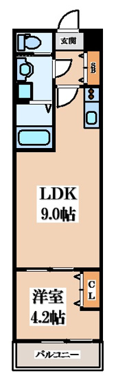 【間取り】 | H-maison大蓮北