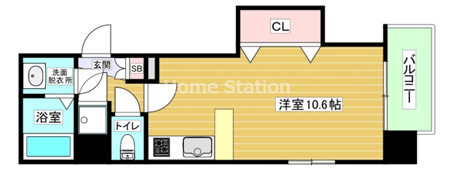【間取り】 | エルミタージュ福島