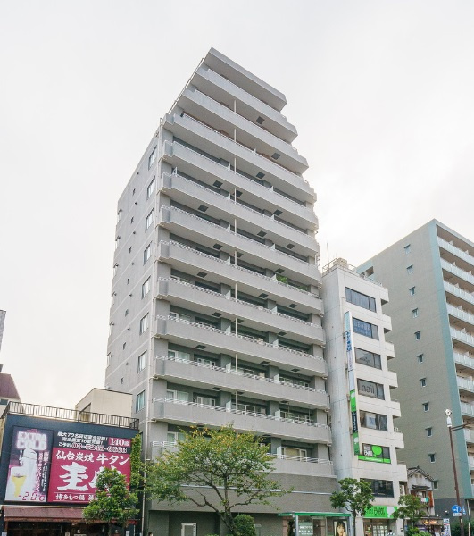 サンウッド門前仲町フラッツの外観