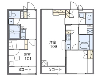 【間取り】 | レオパレスヴェルヴェデーレ | 画像2