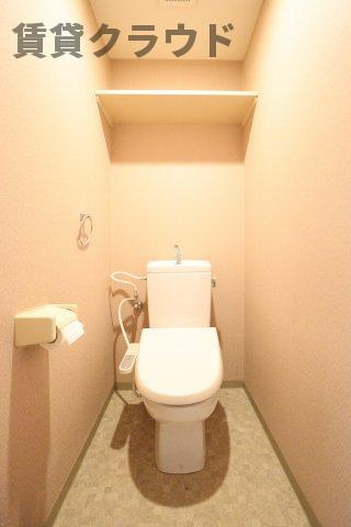 エステ・スクエア青葉の森二番館のトイレ|清潔感のあるトイレです