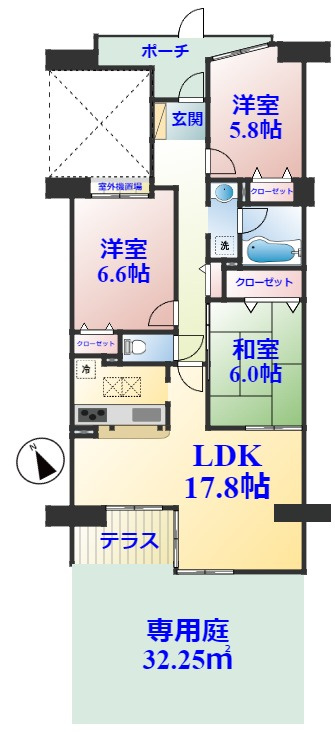 エステ・スクエア青葉の森二番館の間取り|ひと味違う？不動産屋のイメージを変えたい！『いい部屋ネット千葉蘇我店』へ是非お越しください♪