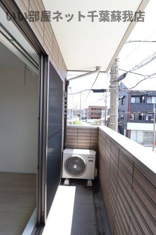ウィズアールワン蘇我のバルコニー|落ち着いた時間を過ごせるバルコニーです