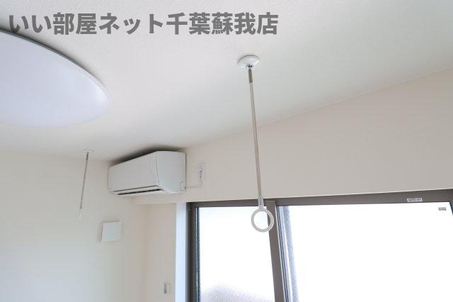 ウィズアールワン蘇我の内装|室内物干