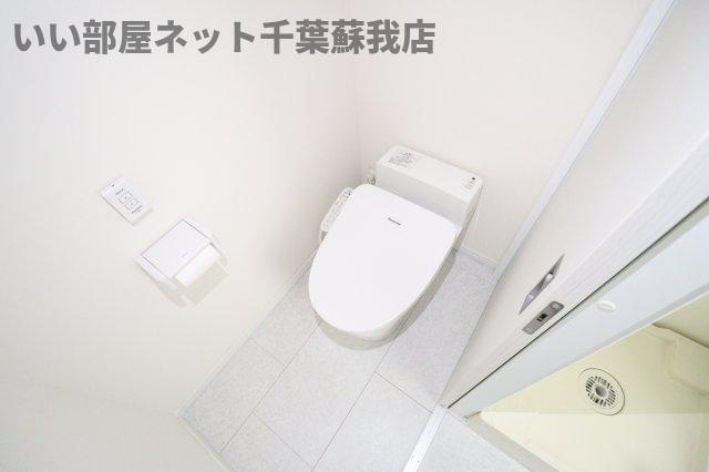 ウィズアールワン蘇我のトイレ|広々としたバルコニーです