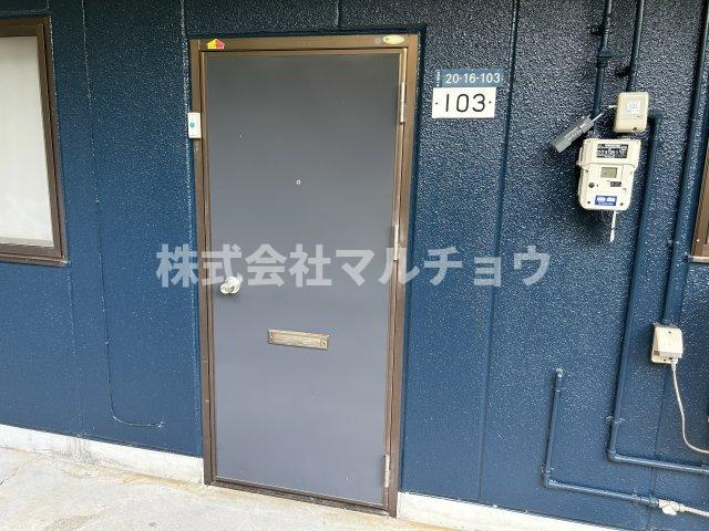 Hills  Hayaのセキュリティ|毎日通る玄関はこちらです