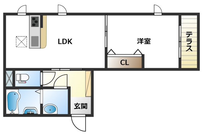 【間取り】 | シャーメゾンKOTOBUKI