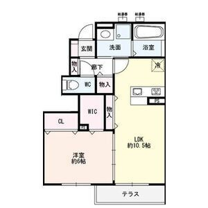 アビタシオンプリュネⅡの間取り