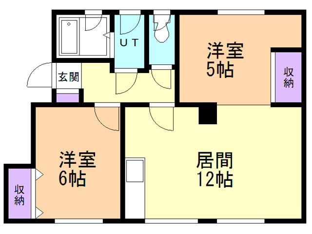 リヴェール中島の間取り