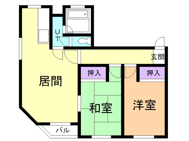 岩渕コーポの間取り