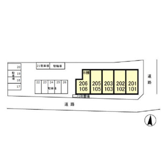 【区画図】 | ＭヒルズB