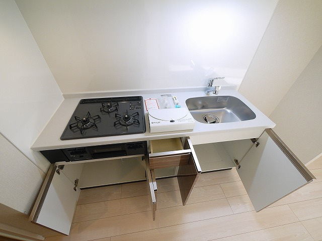 グラシア西大寺　住居のキッチン|使いやすいキッチンです