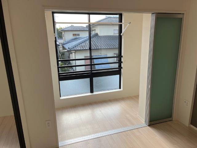熊本市北区西梶尾町の賃貸マンションのバルコニー